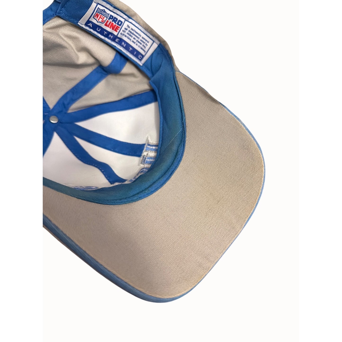 Reebok NFL Pro Line Detroit Lions Blue & Beige Adjustable Cap