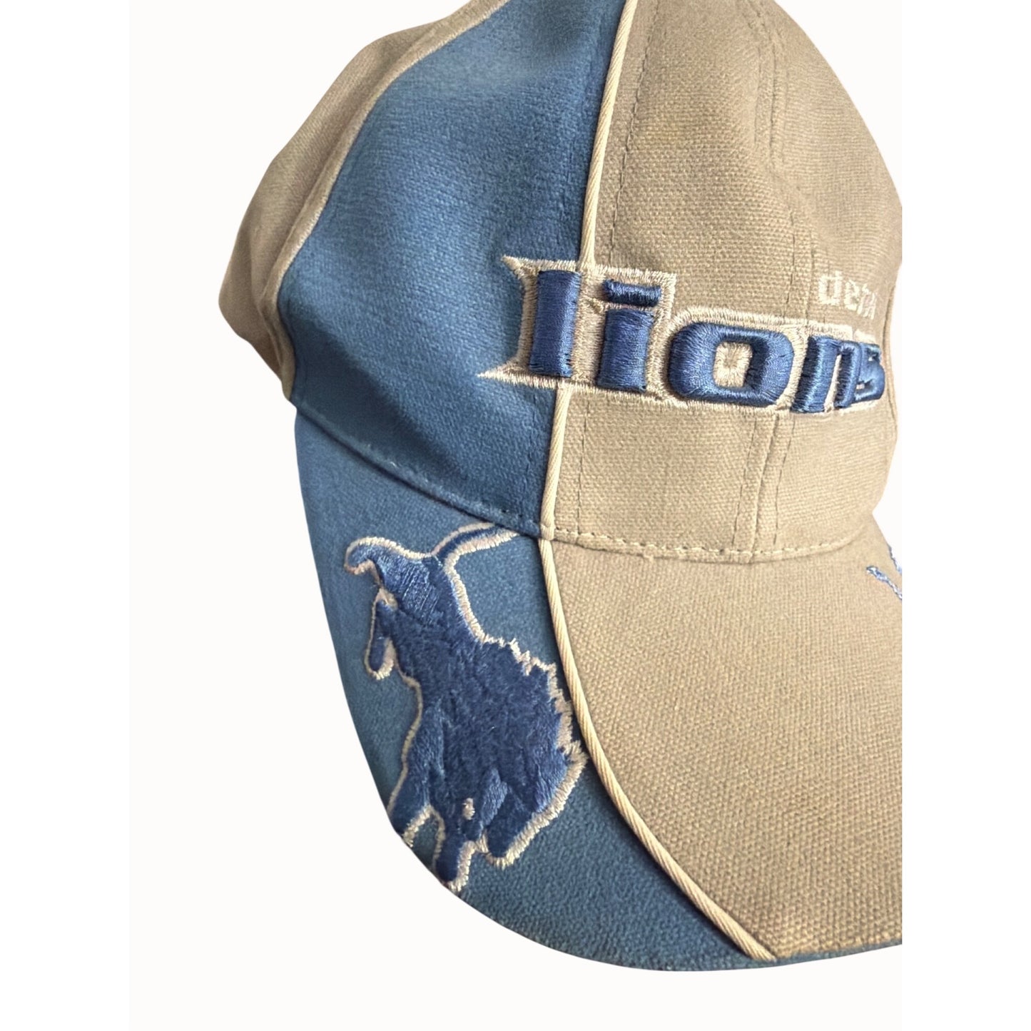 Reebok NFL Pro Line Detroit Lions Blue & Beige Adjustable Cap
