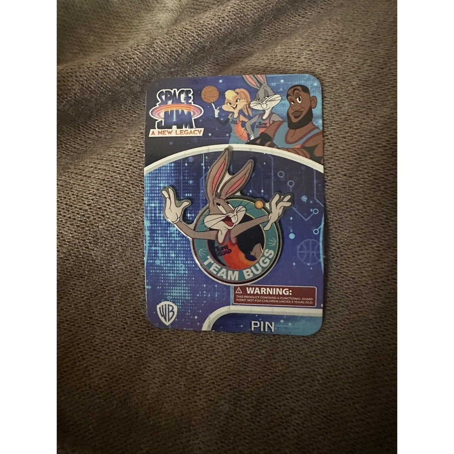 Warner Bros Studio Tour Looney Tunes bugs Bunny Team Bugs Space Jam Enamel Pin