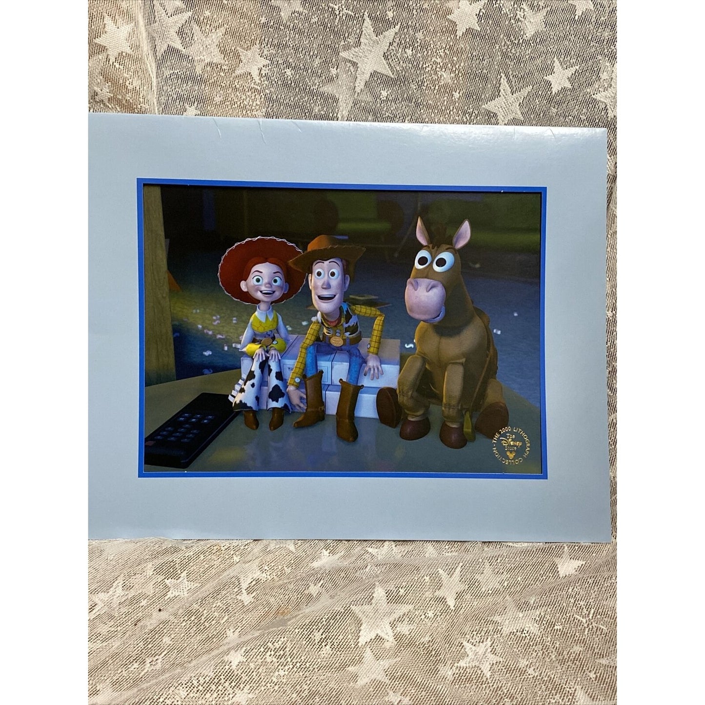 Disney Toy Story 2 Cowboy Crunchies Lithograph 2000 for Framing