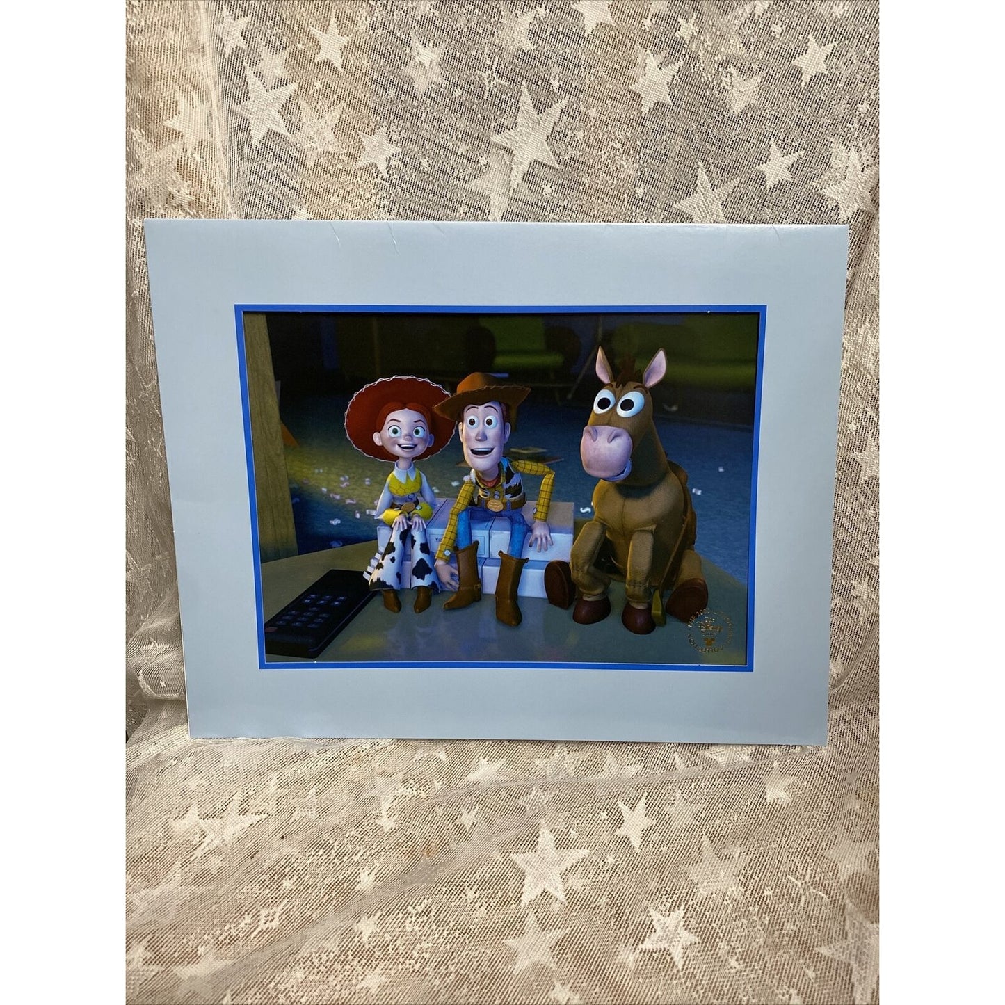 Disney Toy Story 2 Cowboy Crunchies Lithograph 2000 for Framing