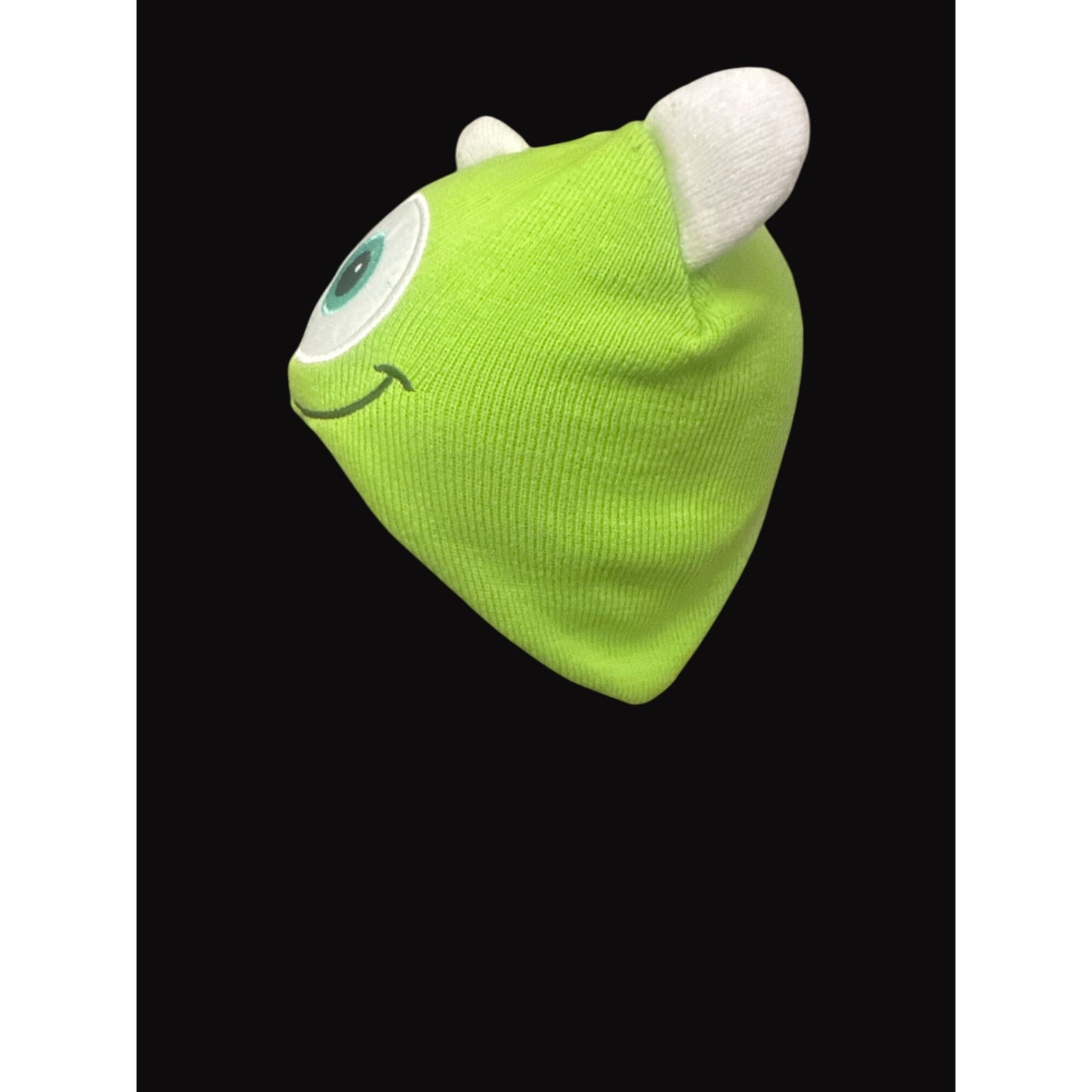 Disney Pixar Monsters University Mike Wazowski Knit Hat With 3D Horns