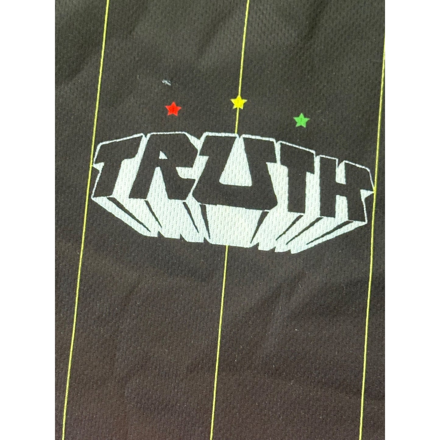 Deep Dark Dangerous Authentic 2022 Truth Jersey XXL Black/Rasta Colors