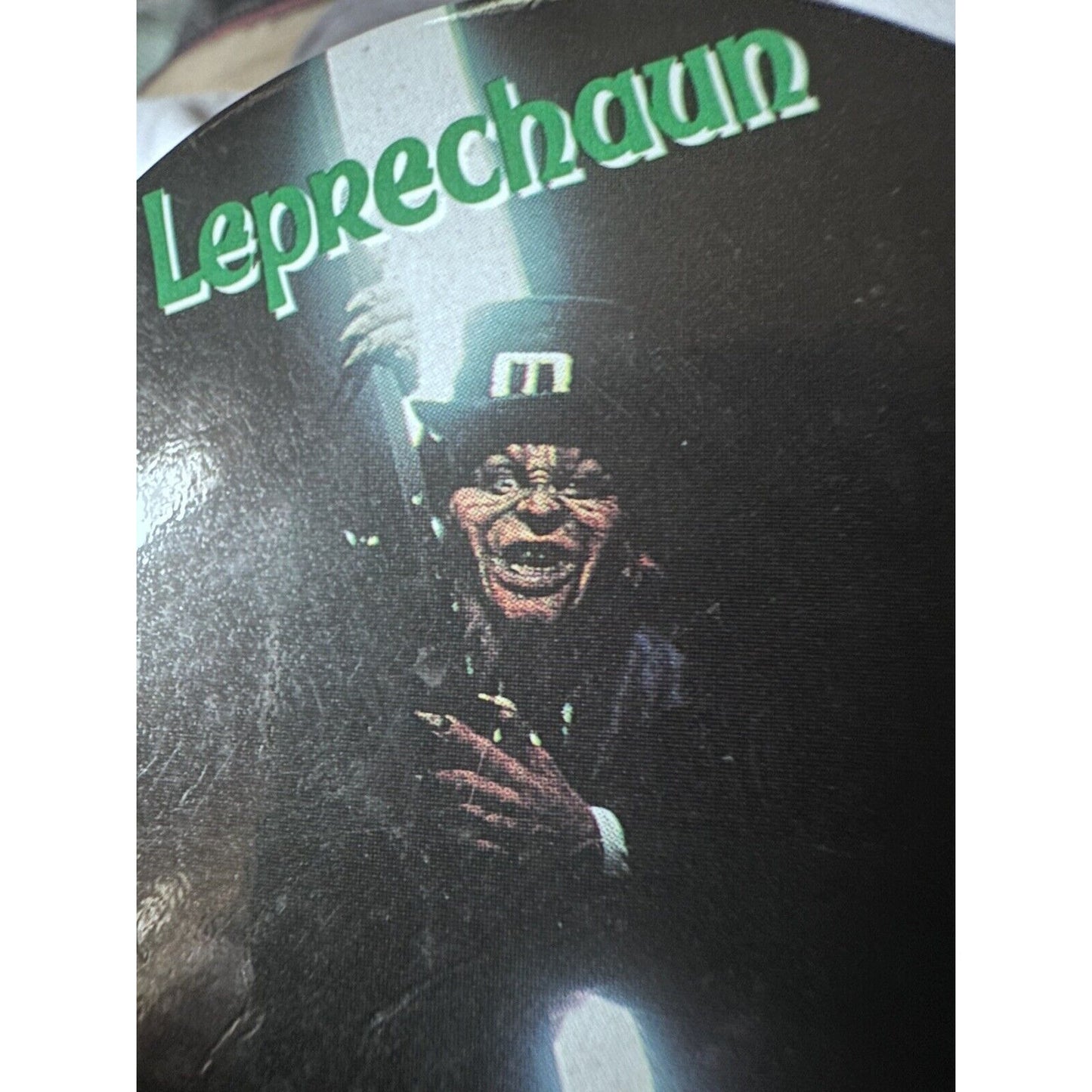 LEPRECHAUN Film 1993  3" Pinback Button Vintage Rare Horror Movie Promo