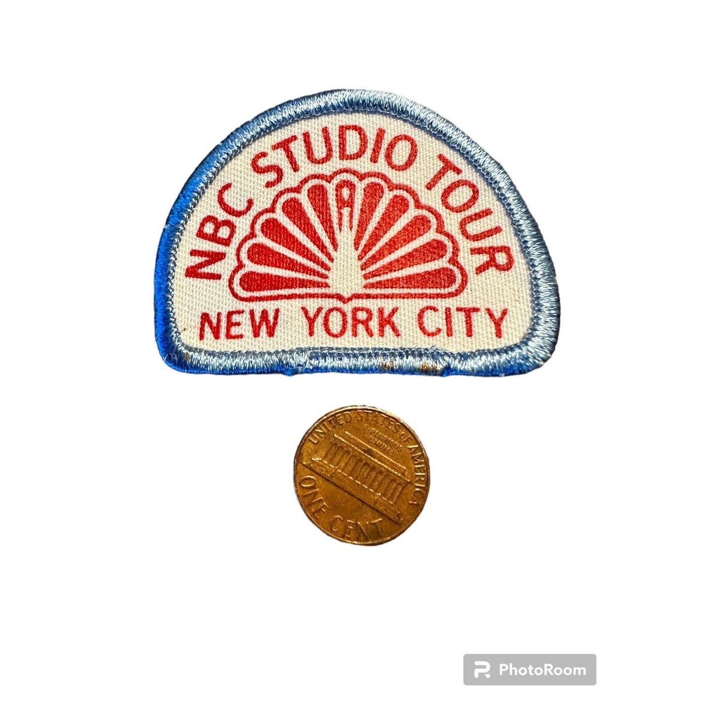 NBC Television Show Studio Tour New York City Vintage Patch/ Badge Peacock Logo