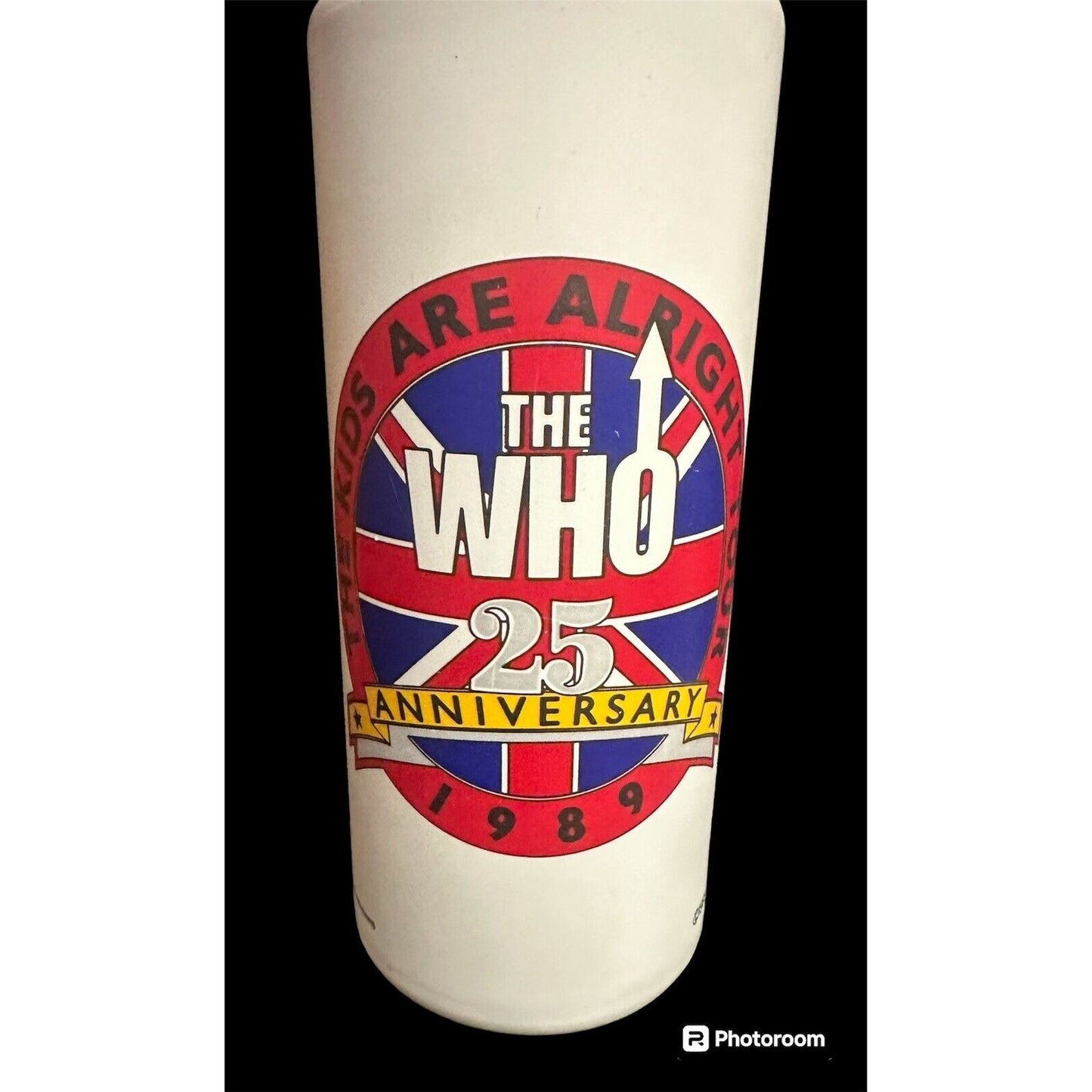 THE WHO 1989 25TH Anniversary Drink Water Bottle The Kids Are Alright Tour