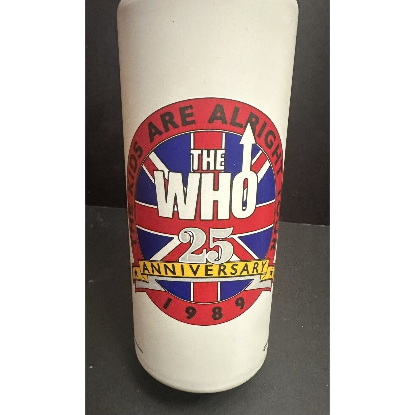 THE WHO 1989 25TH Anniversary Drink Water Bottle The Kids Are Alright Tour