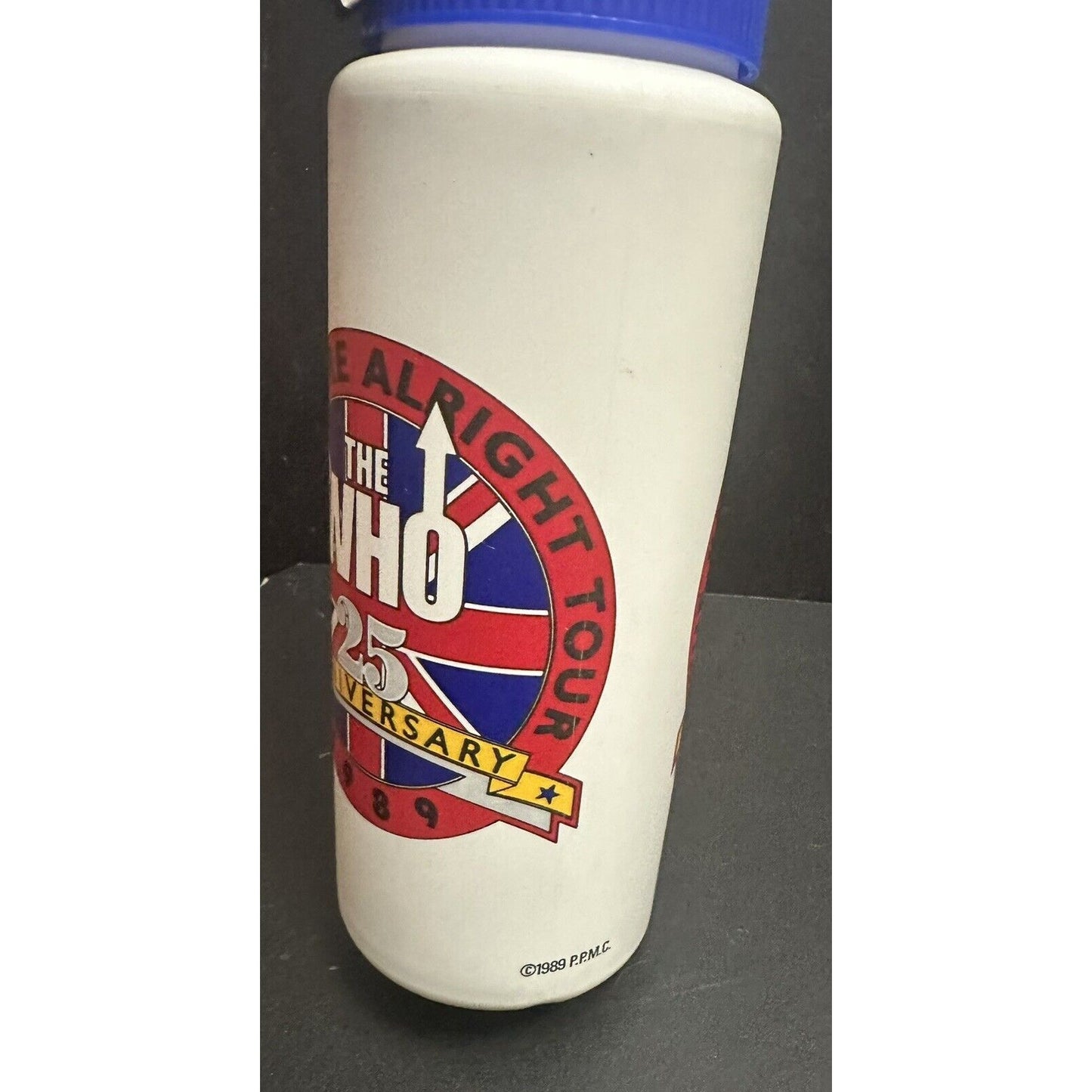 THE WHO 1989 25TH Anniversary Drink Water Bottle The Kids Are Alright Tour