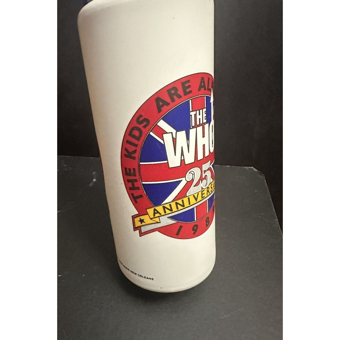 THE WHO 1989 25TH Anniversary Drink Water Bottle The Kids Are Alright Tour