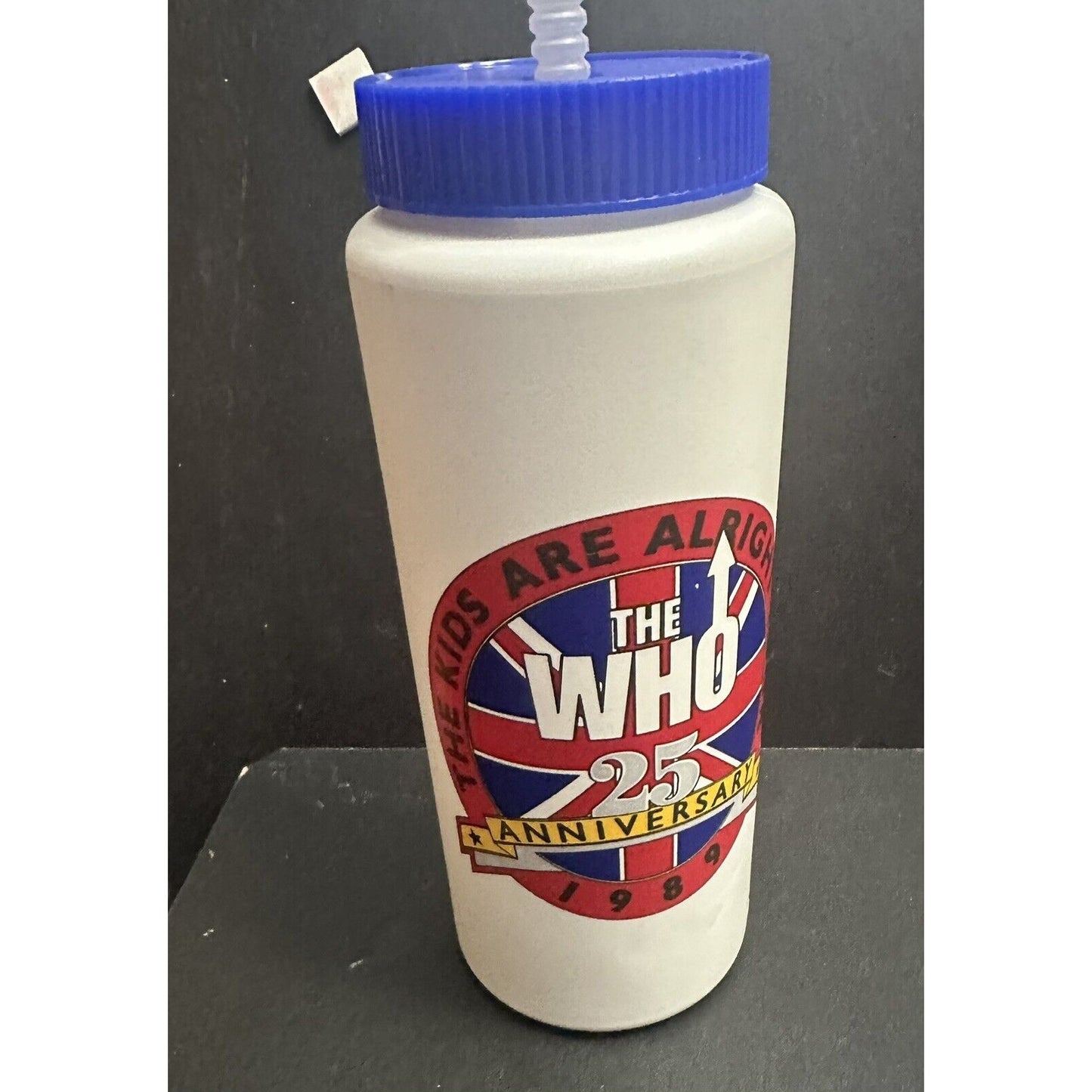 THE WHO 1989 25TH Anniversary Drink Water Bottle The Kids Are Alright Tour