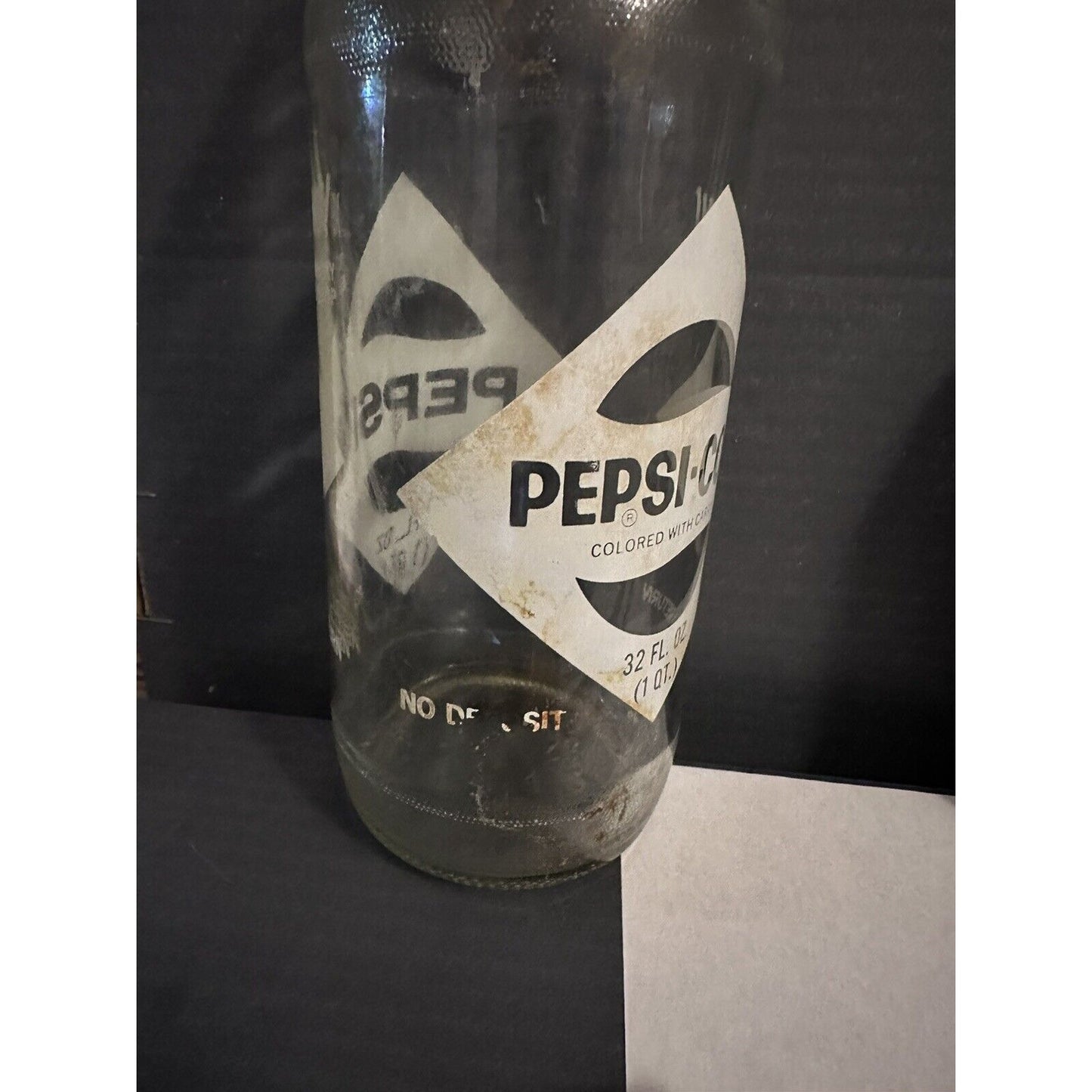 PEPSI COLA Quart No Deposit ND/NR Bottle with cap 1960 Rare