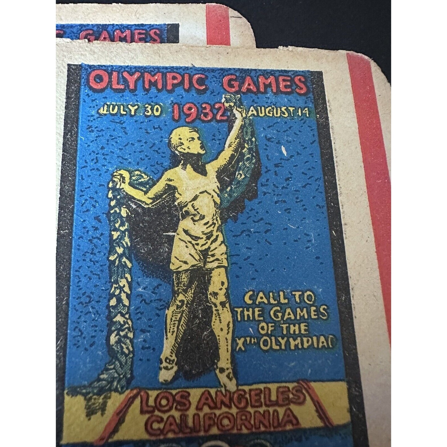 July 1932 Olympic Games Los Angeles California 3 coasters