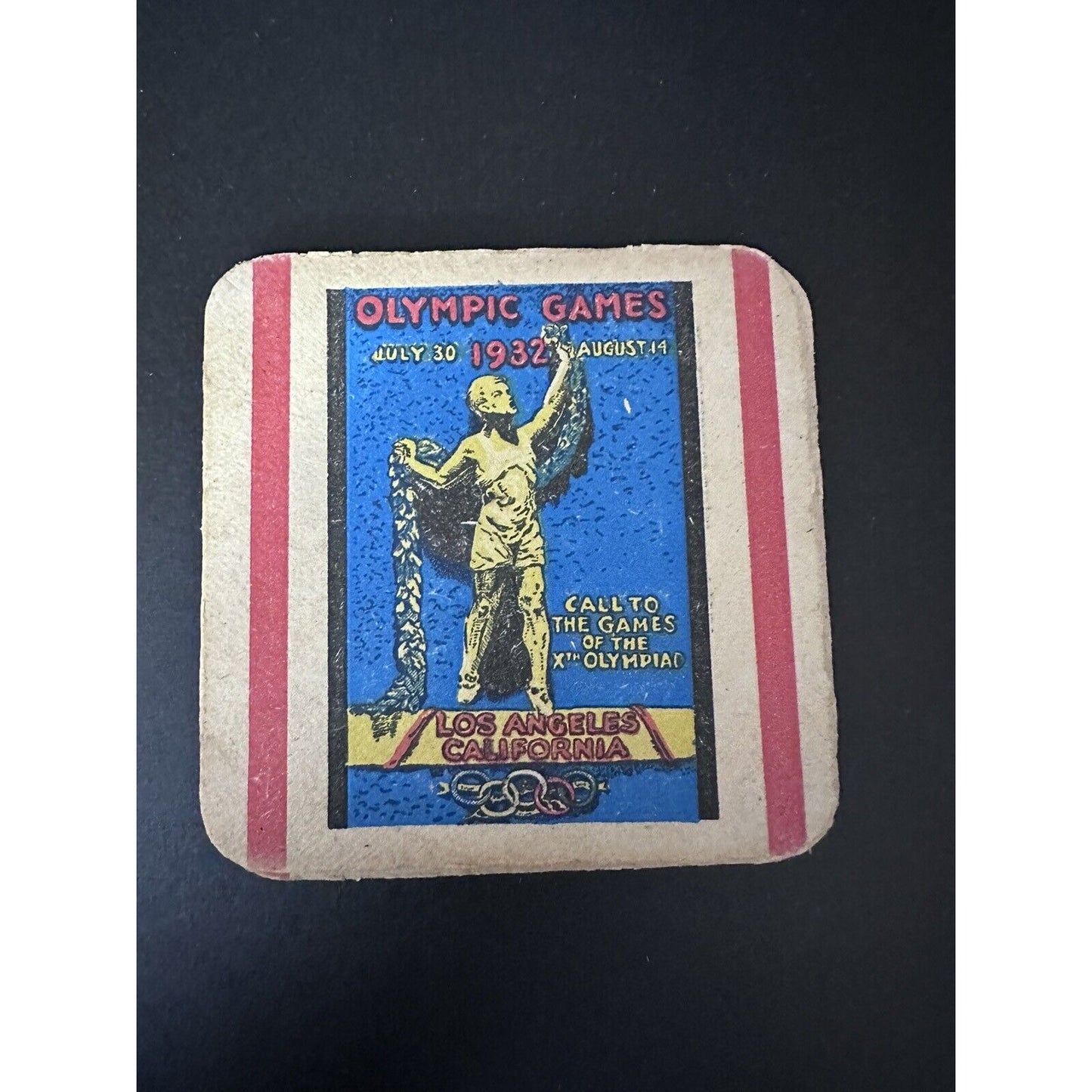 July 1932 Olympic Games Los Angeles California 3 coasters