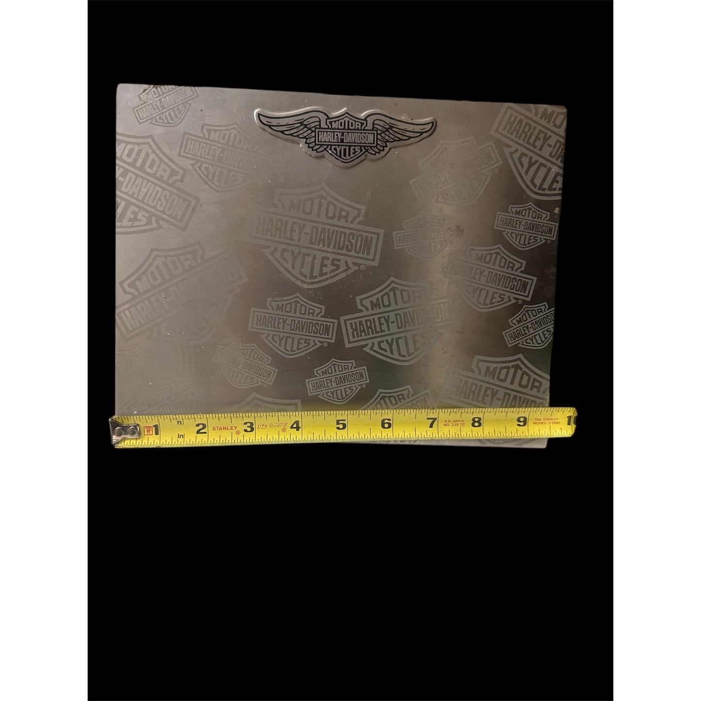 Harley-Davidson Metal Store Shelf Display Stand With Winged Logo