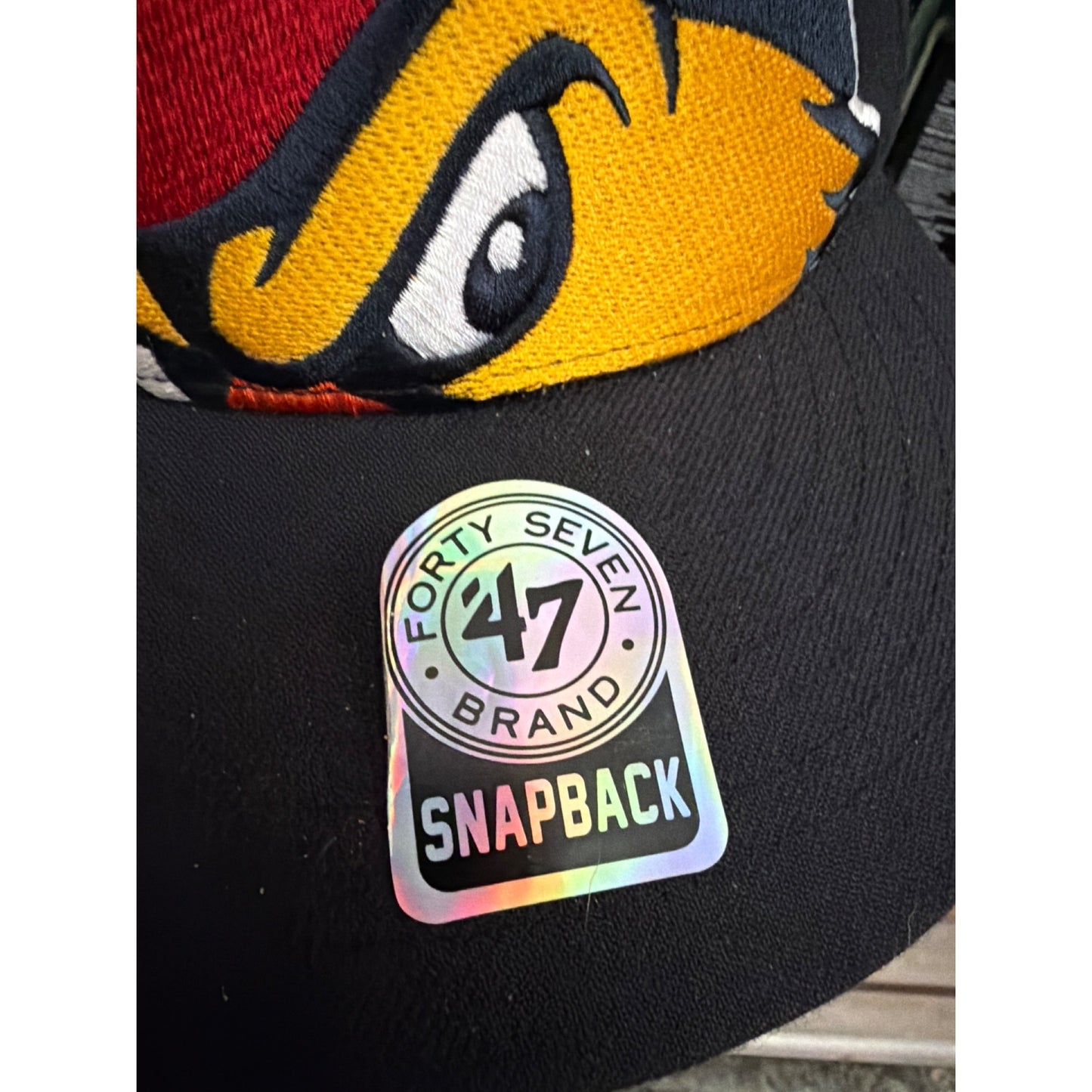 Toledo Mud Hens 47 Brand Snapback Cap MLB Team Logo Adjustable  Black