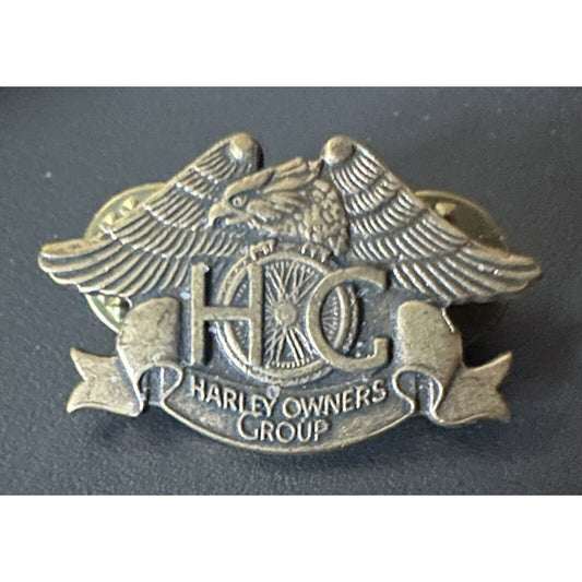 1983 Harley Davidson Motorcycles Harley Owners Group HOG Vintage Retro Lapel Pin