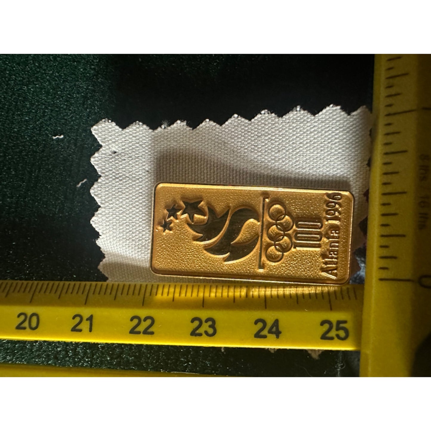 Atlanta 1996 Olympic 100Year Commemorative Gold Pin