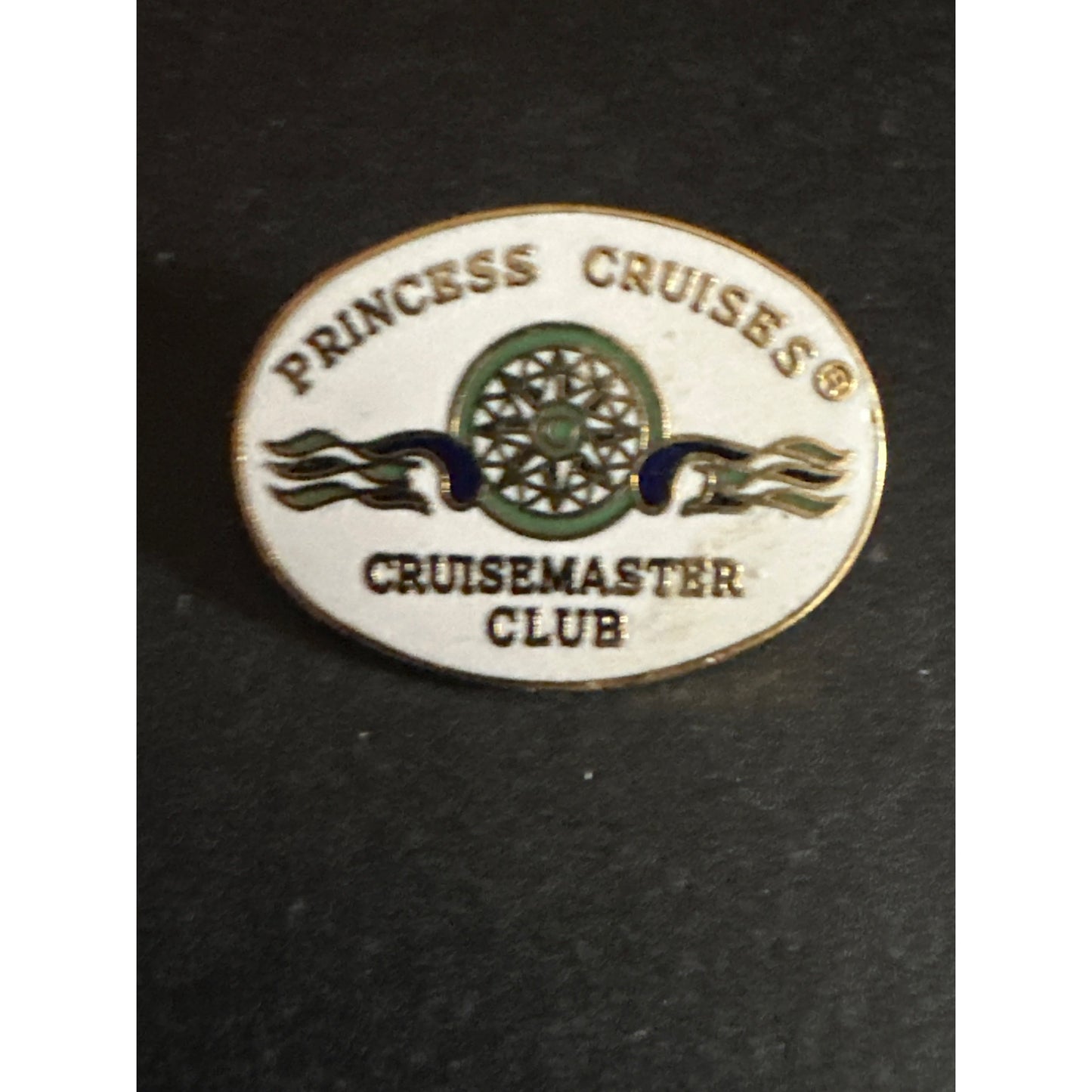 Princess Cruises Cruisemaster Club Gold-Tone Enamel Pin Badge