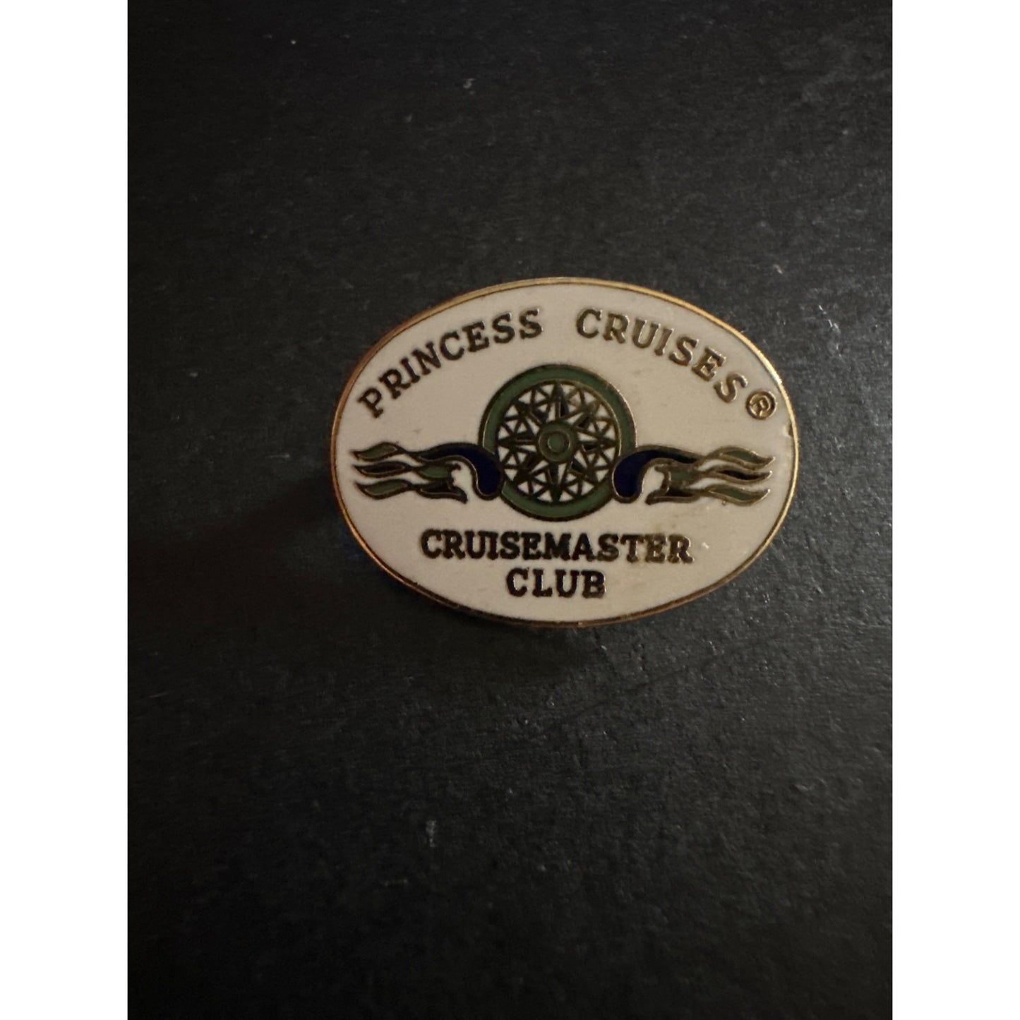 Princess Cruises Cruisemaster Club Gold-Tone Enamel Pin Badge