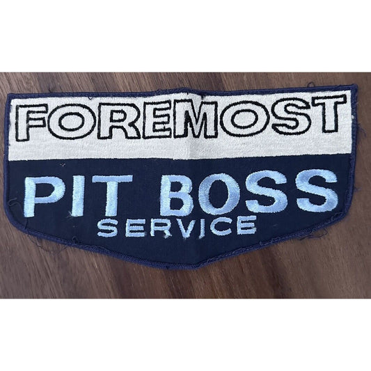 FOREMOST PIT BOSS SERVICE EMBROIDERED SEW ON ONLY PATCH GRILLS 9 x 4