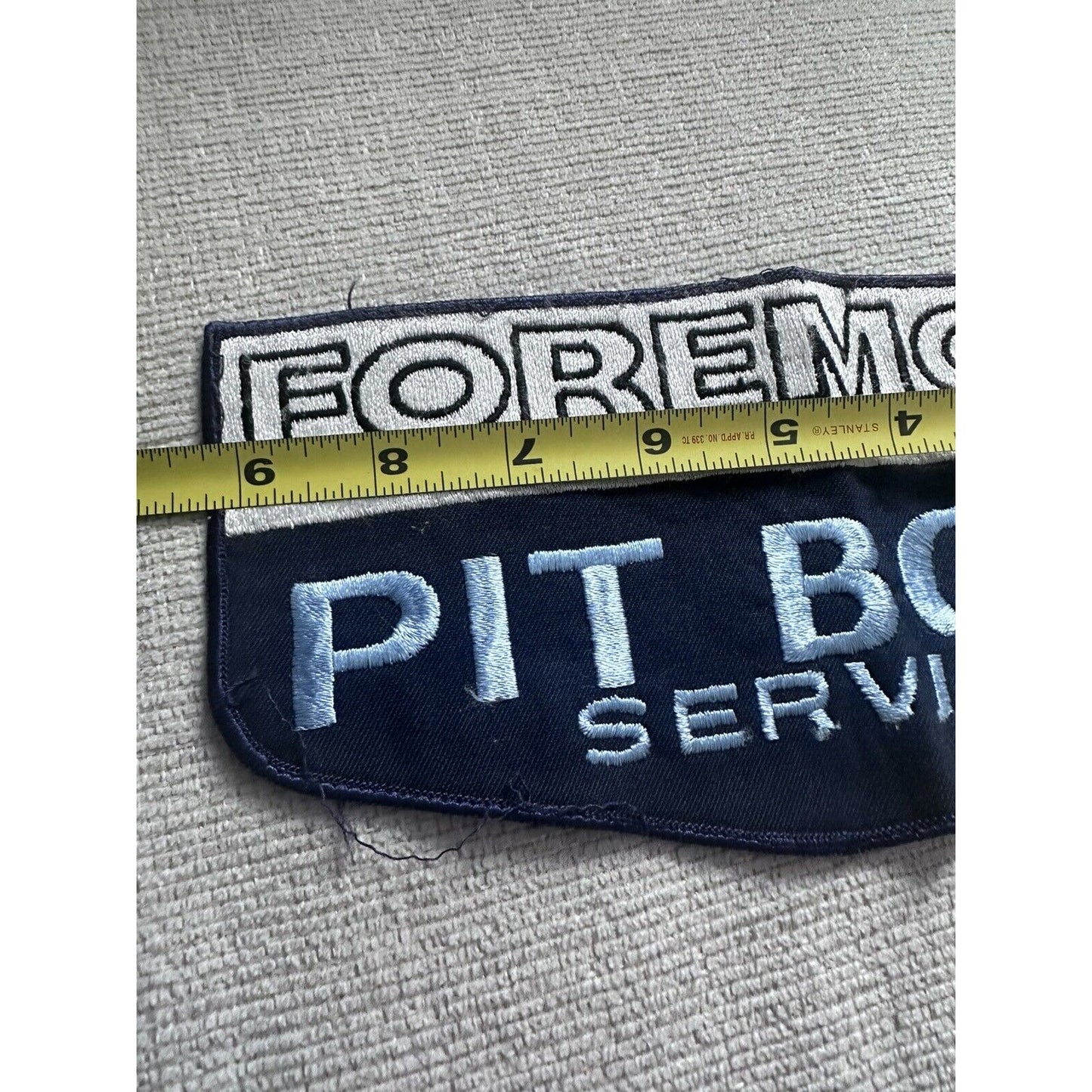 FOREMOST PIT BOSS SERVICE EMBROIDERED SEW ON ONLY PATCH GRILLS 9 x 4