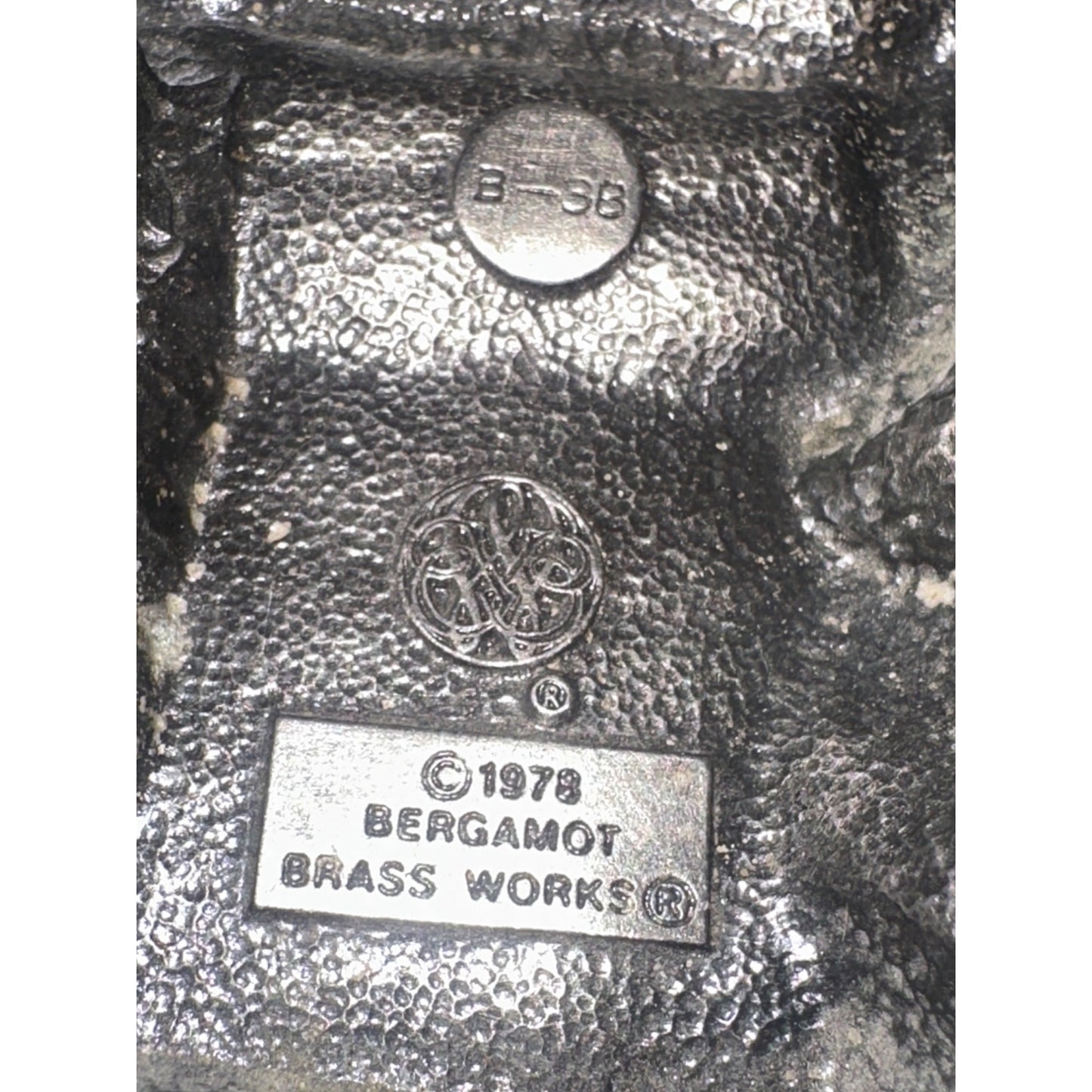 Vintage Bergamot Brass Works 1978  semi Truck 3-D Belt Buckle Made In USA