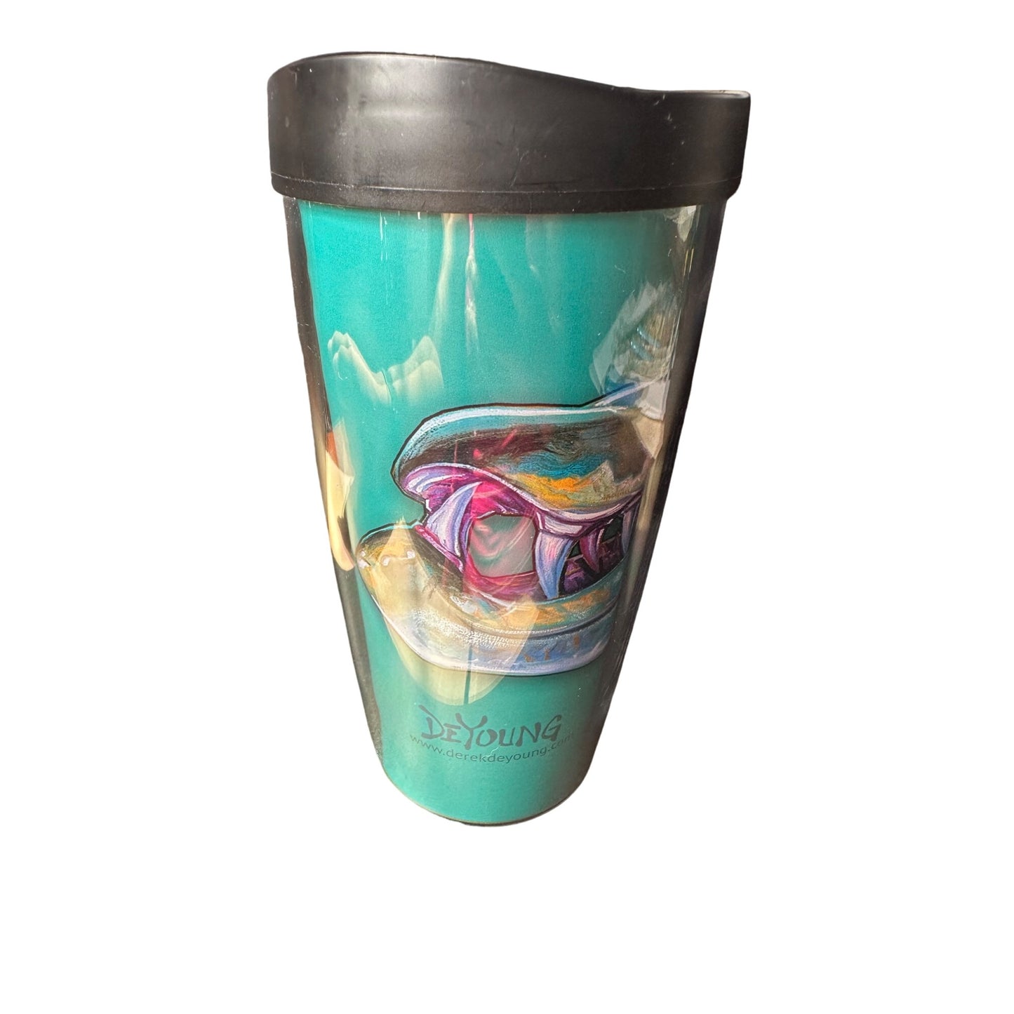 Derek DeYoung Grumpy Barracuda Travel Tumbler 16 Oz By Signature Tumblers