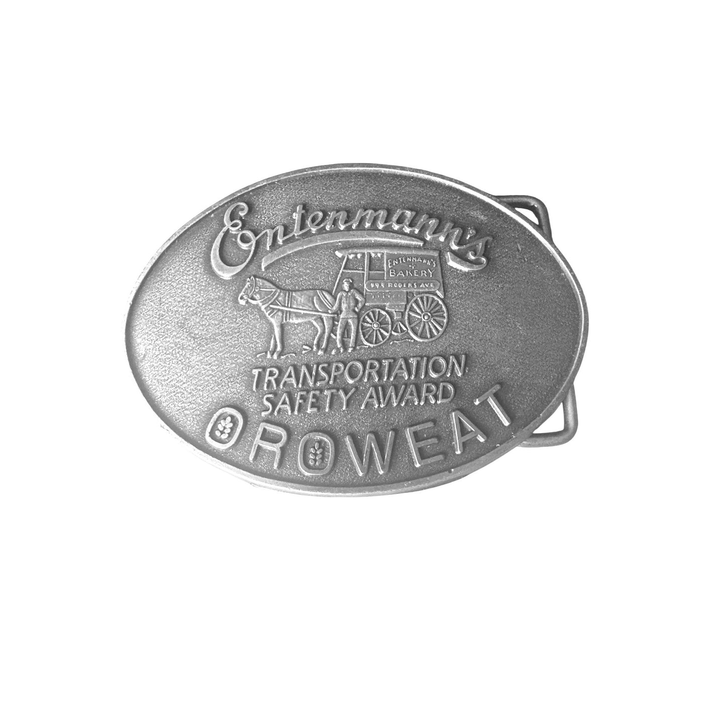 Entenmanns Transportation Safety Award Belt Buckle