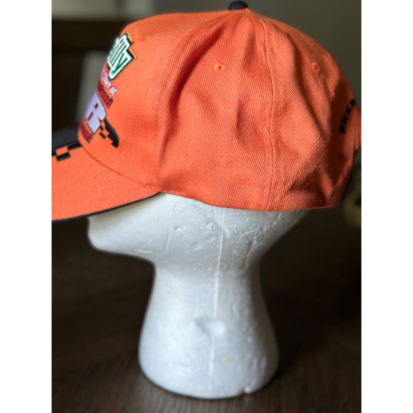 O'Reilly Auto Parts Brainerd International Raceway NHRA 2006 Cap Adjustable Strap Orange