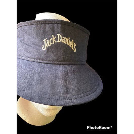 Jack Daniels New Era Hat Dupont Visor Pro Model USA Sun Visor Blue Green Bill