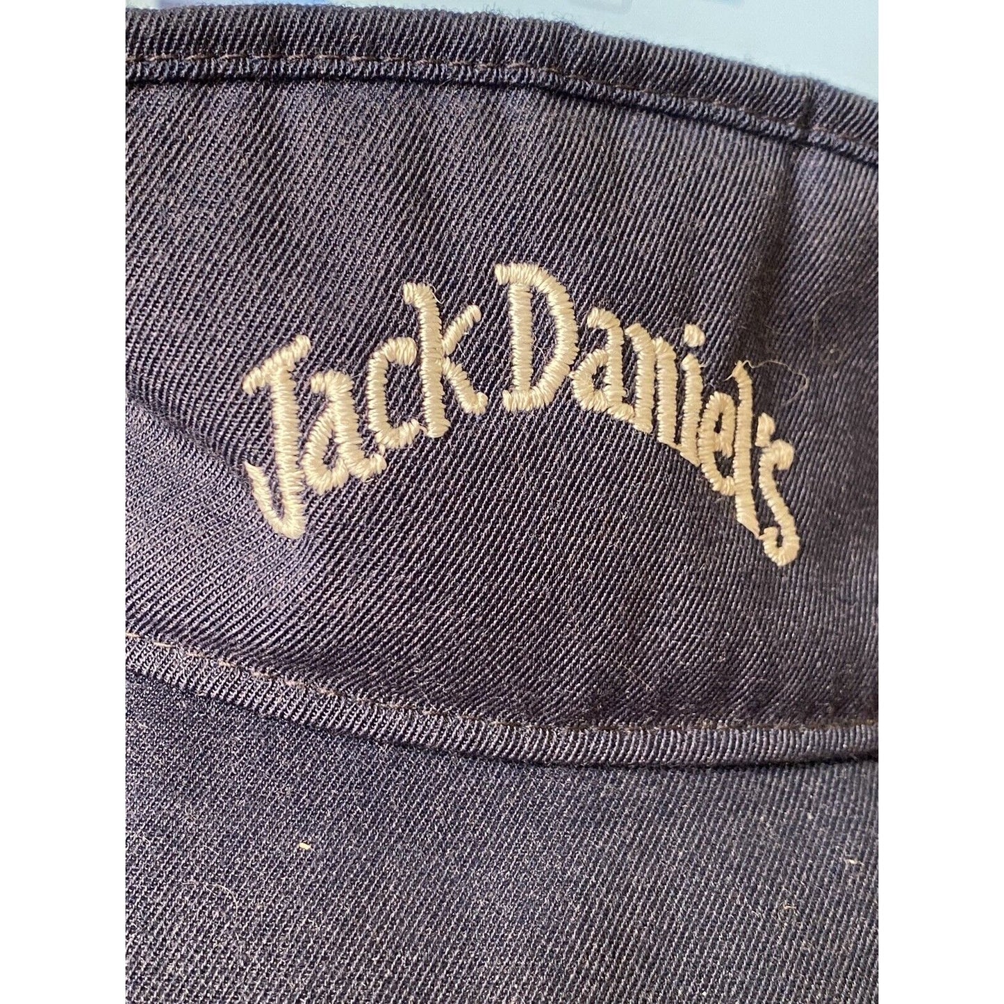 Jack Daniels New Era Hat Dupont Visor Pro Model USA Sun Visor Blue Green Bill