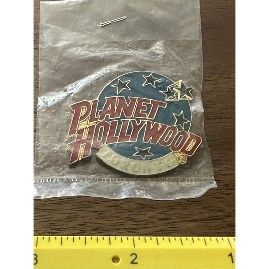 Planet Hollywood Toronto Pin NIP Blue Planet + Stars