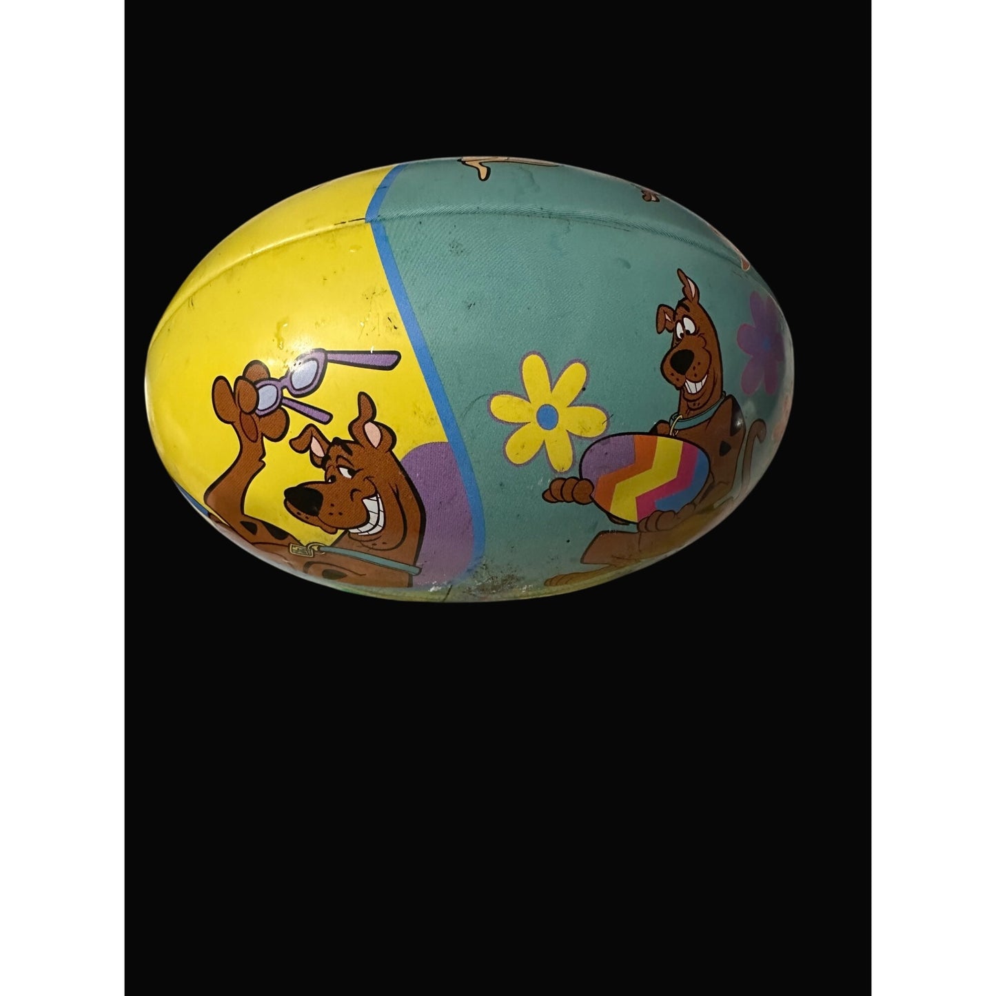 Scooby-Doo Rolling Tin Egg Toy With Wheels Cartoon Network Houston harvest