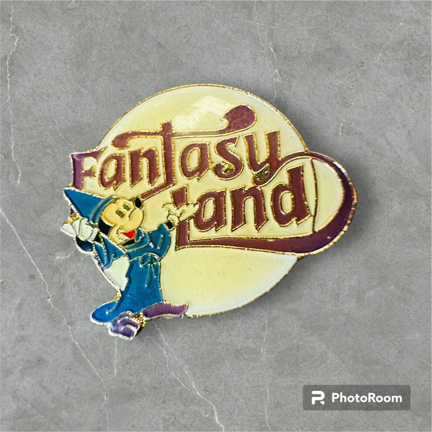 Mickey Fantasia Lapel Pin  Souvenir Disney Fantasy Land