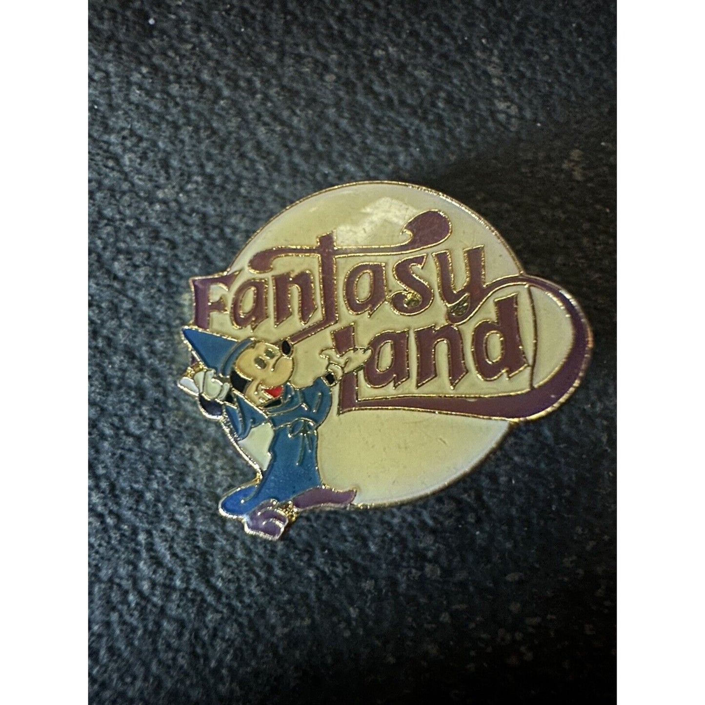 Mickey Fantasia Lapel Pin  Souvenir Disney Fantasy Land