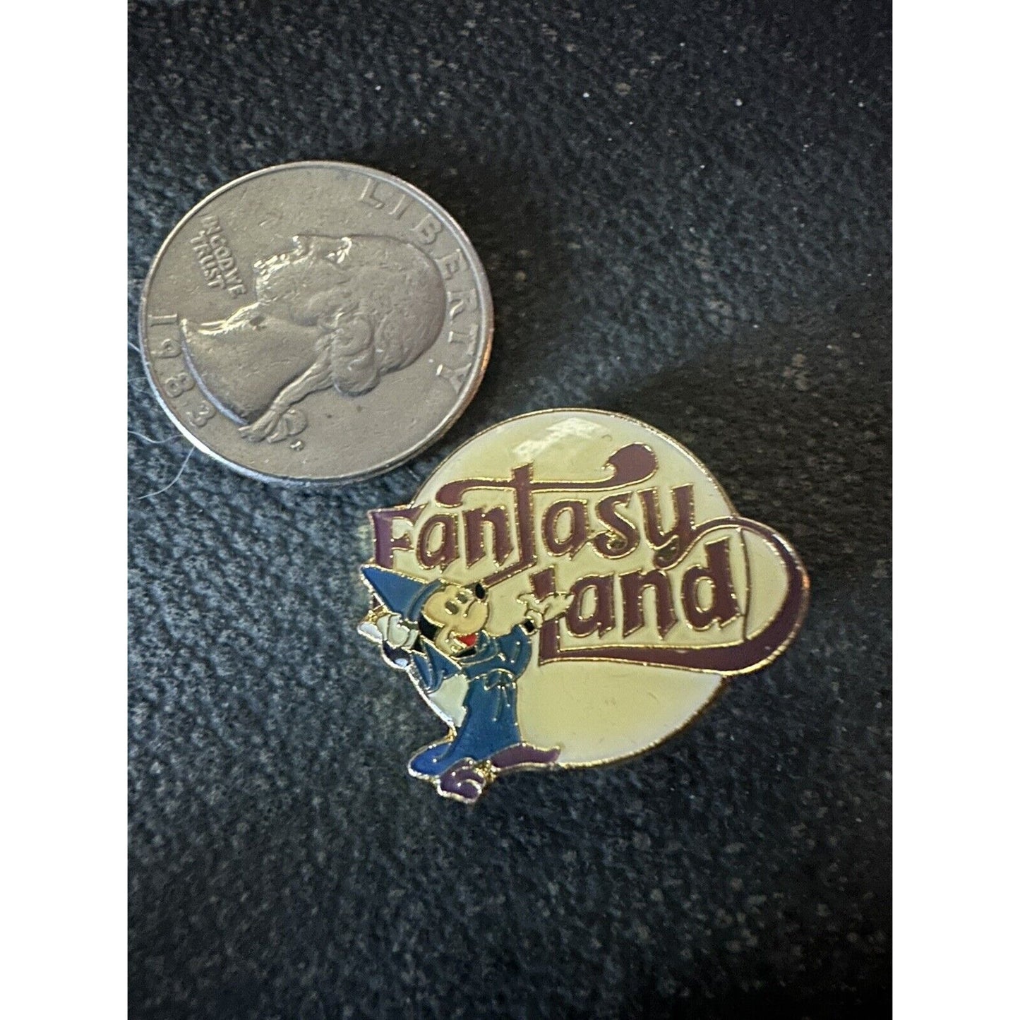 Mickey Fantasia Lapel Pin  Souvenir Disney Fantasy Land