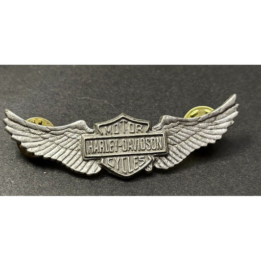 Harley Davidson HD Wings Vest Hat 1999 Lapel Pin Bar Shield