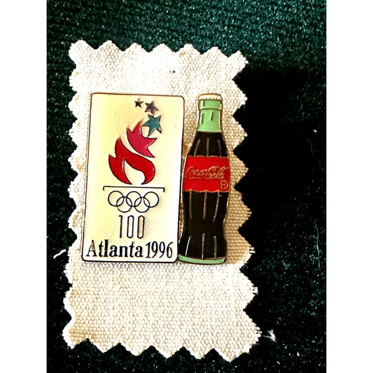 Atlanta 1996 Olympic Games Commemorative Pin Coca Cola