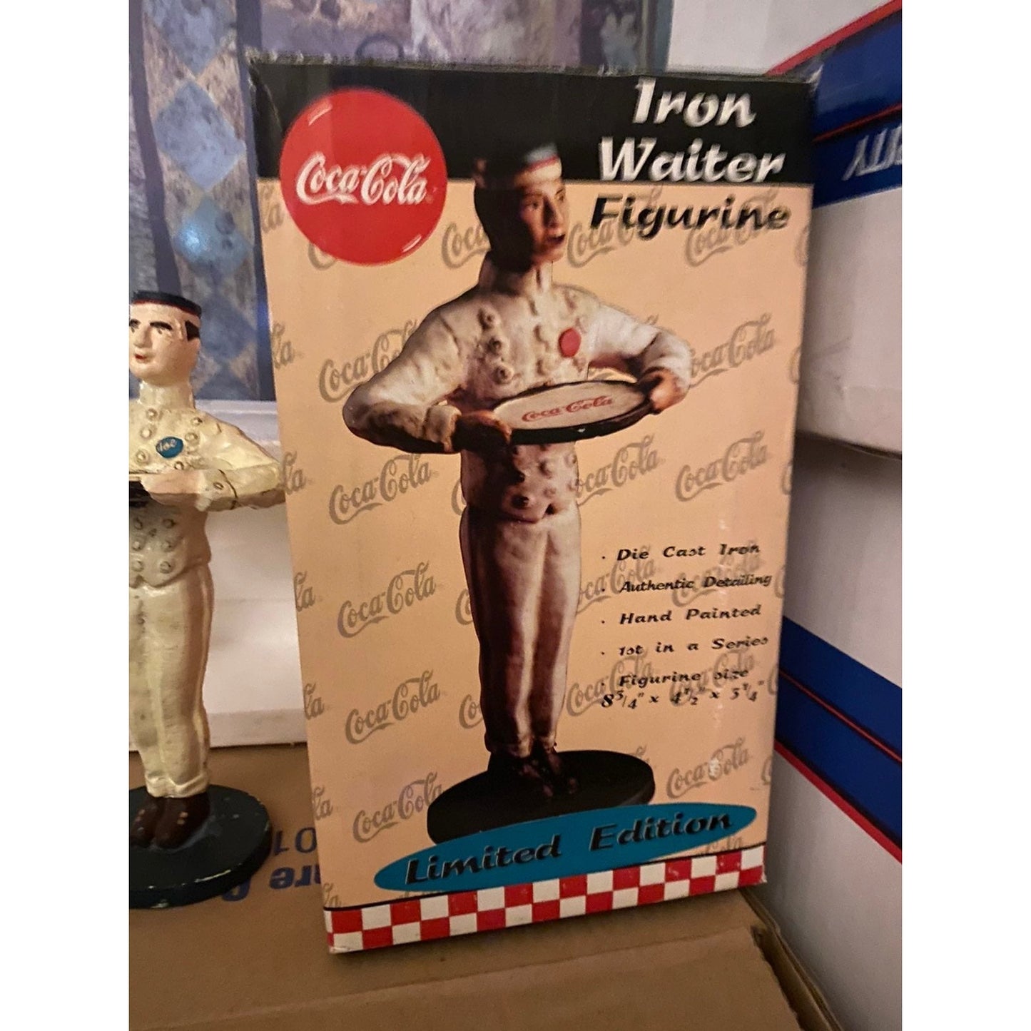 Coca Cola Die Cast iron Waiter Figurine