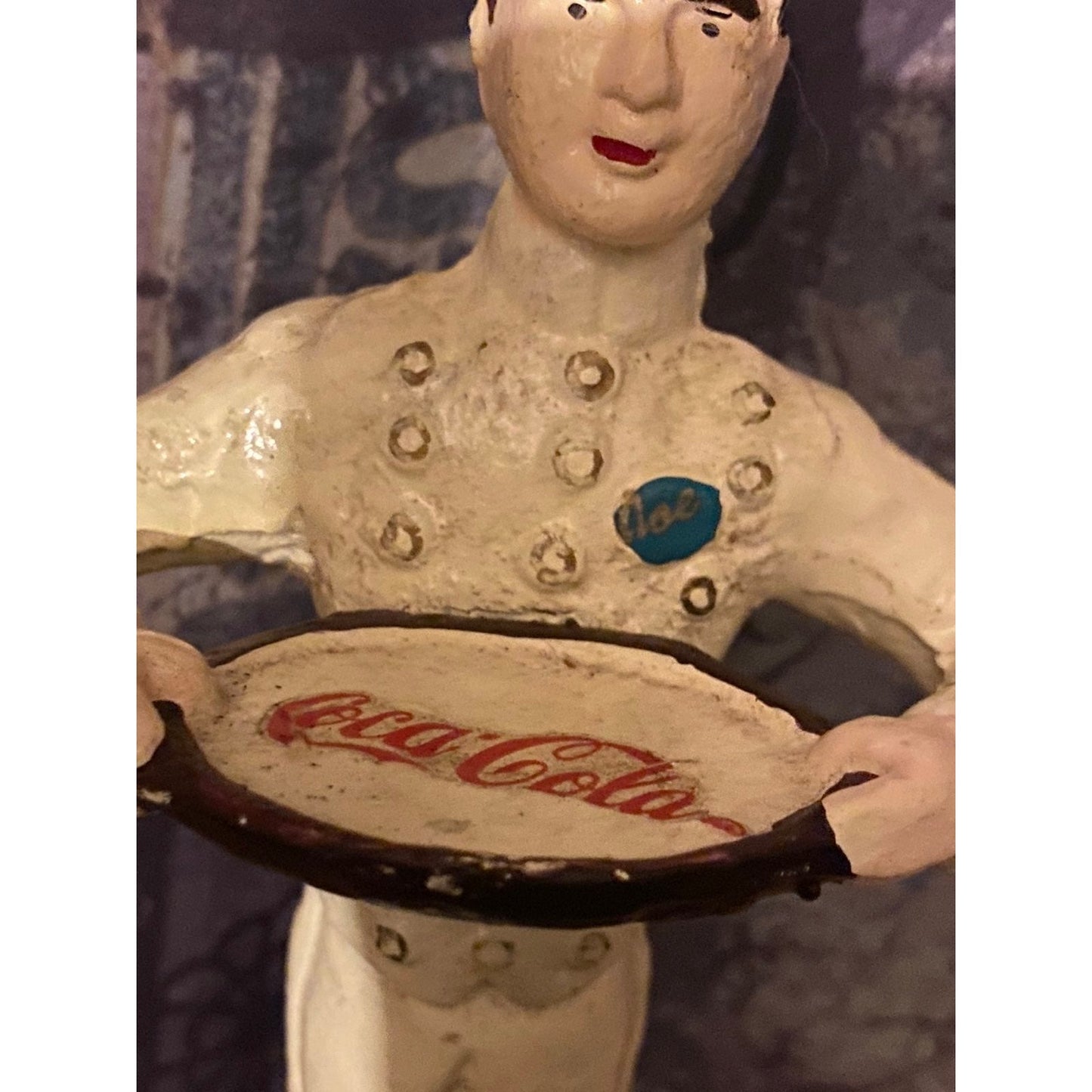 Coca Cola Die Cast iron Waiter Figurine