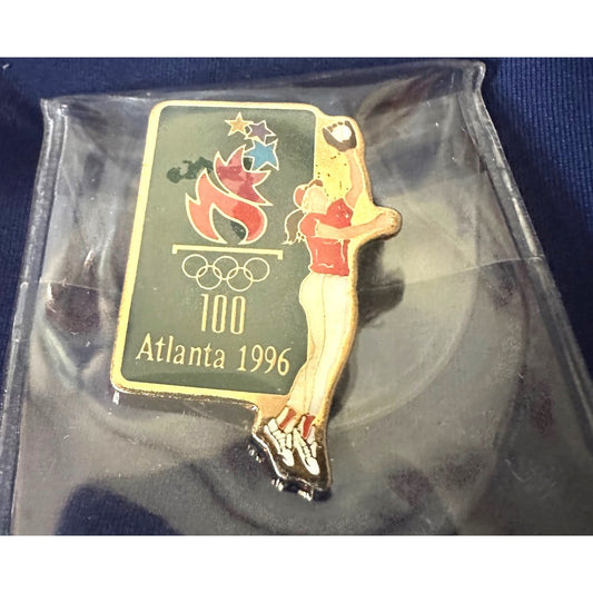 Atlanta 1996 Olympics Softball Pin Enamel Lapel Collectible Souvenir