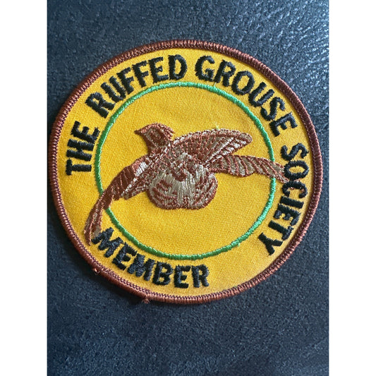 The Ruffed Grouse Society Member Patch Embroidered Round Badge