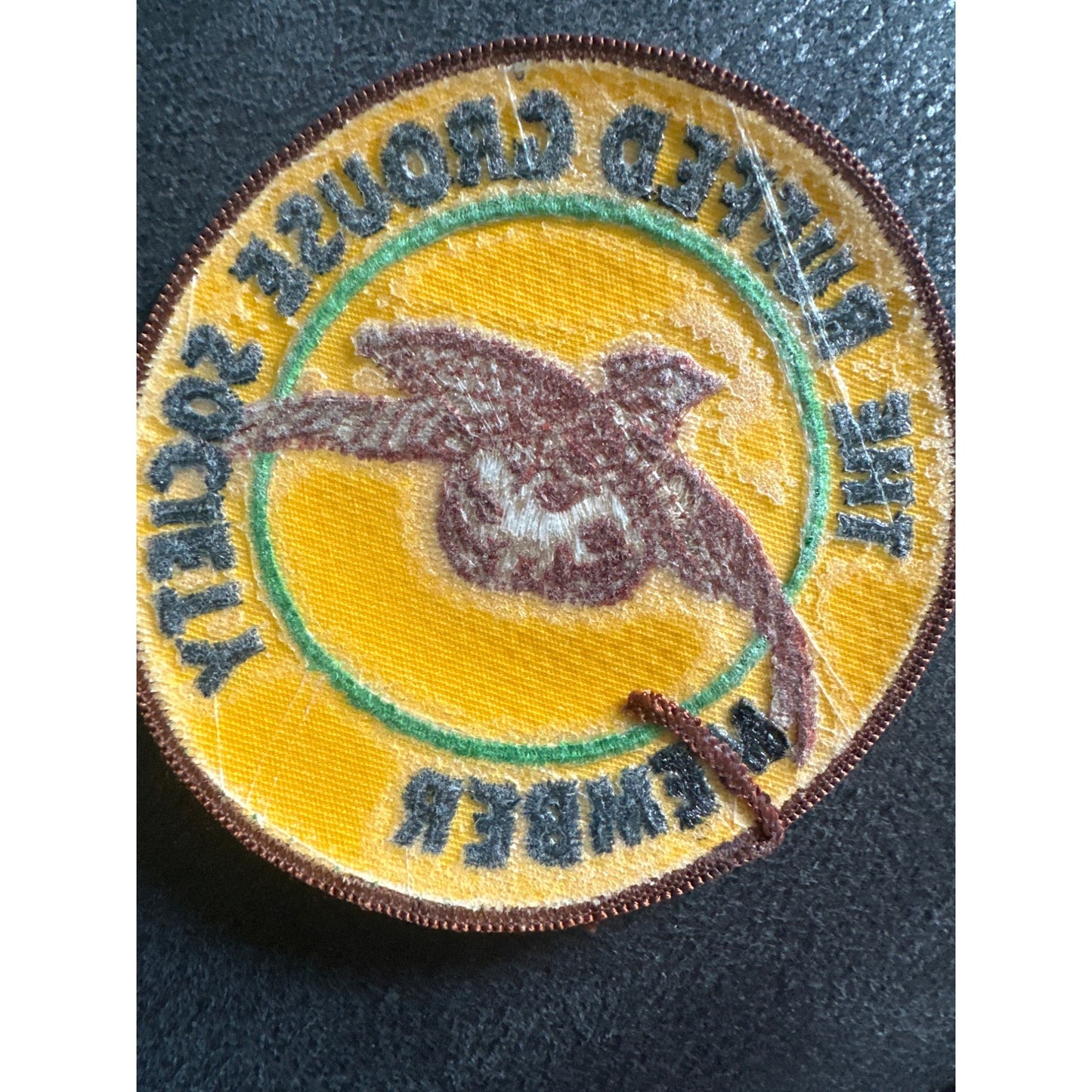 The Ruffed Grouse Society Member Patch Embroidered Round Badge