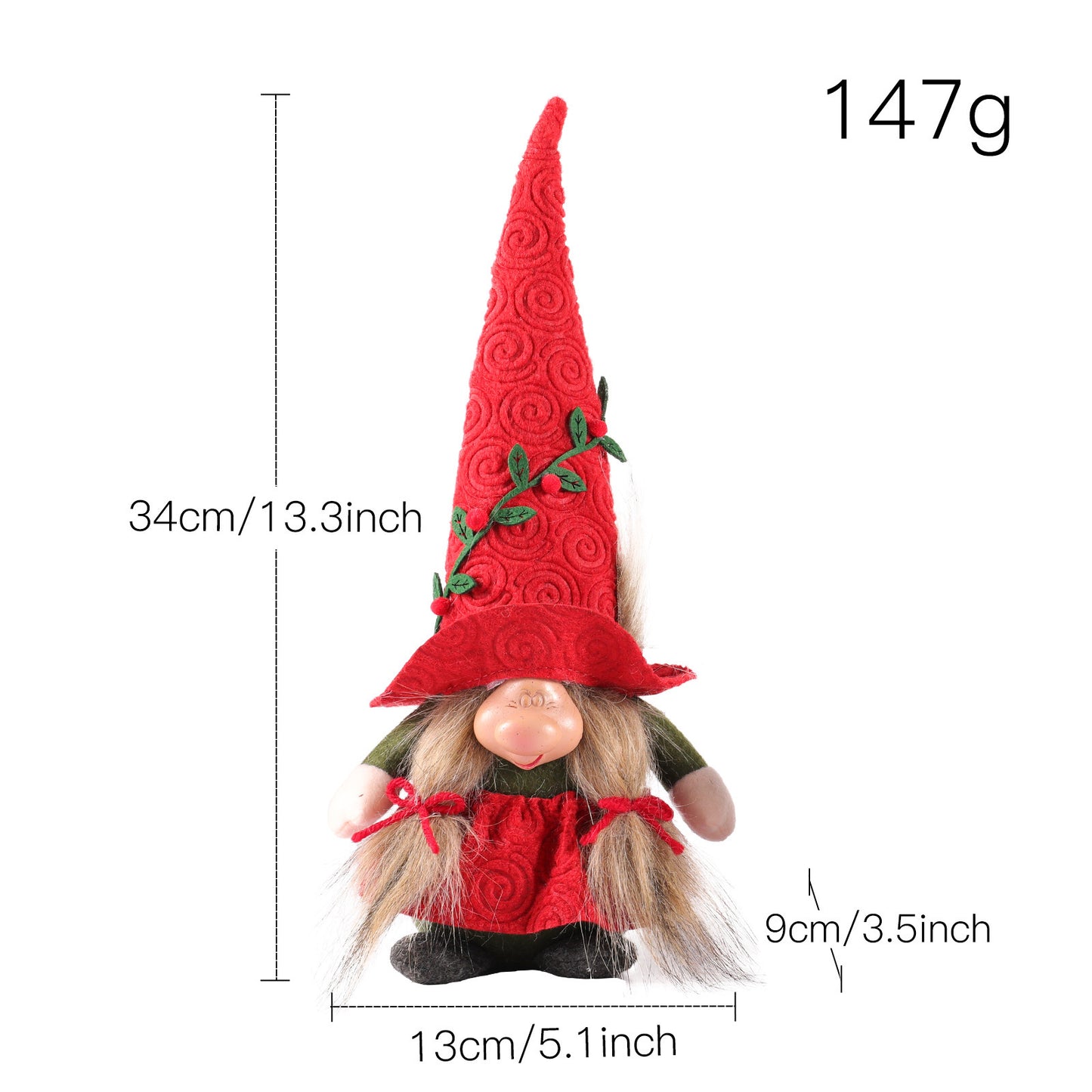 13" Christmas Decorative Vine Forest Doll