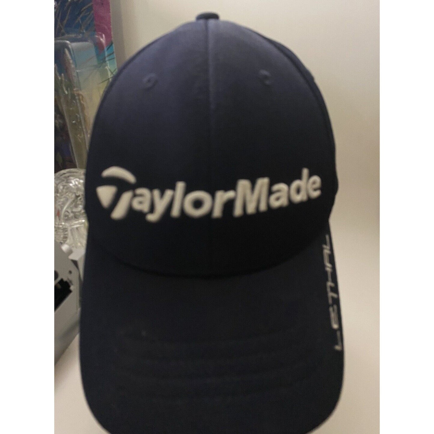 TaylorMade RBZ Lethal Golf Navy Blue Adjustable Baseball Cap Hat