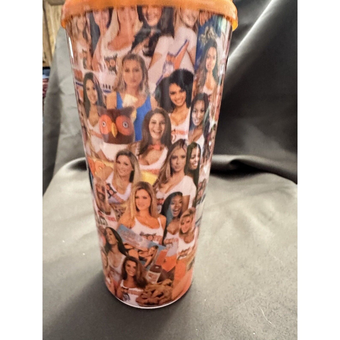 Hooters X Pepsi 40 year anniversary plastic sturdy tumbler + Lid