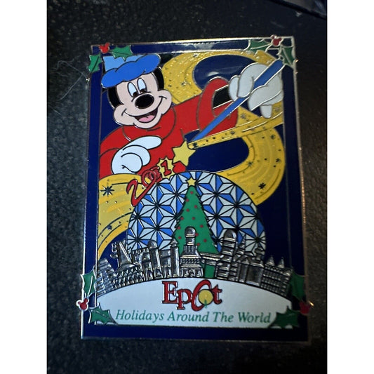 Epcot Holidays Around The World Disney 2001 Enamel Pin Walt Disney World