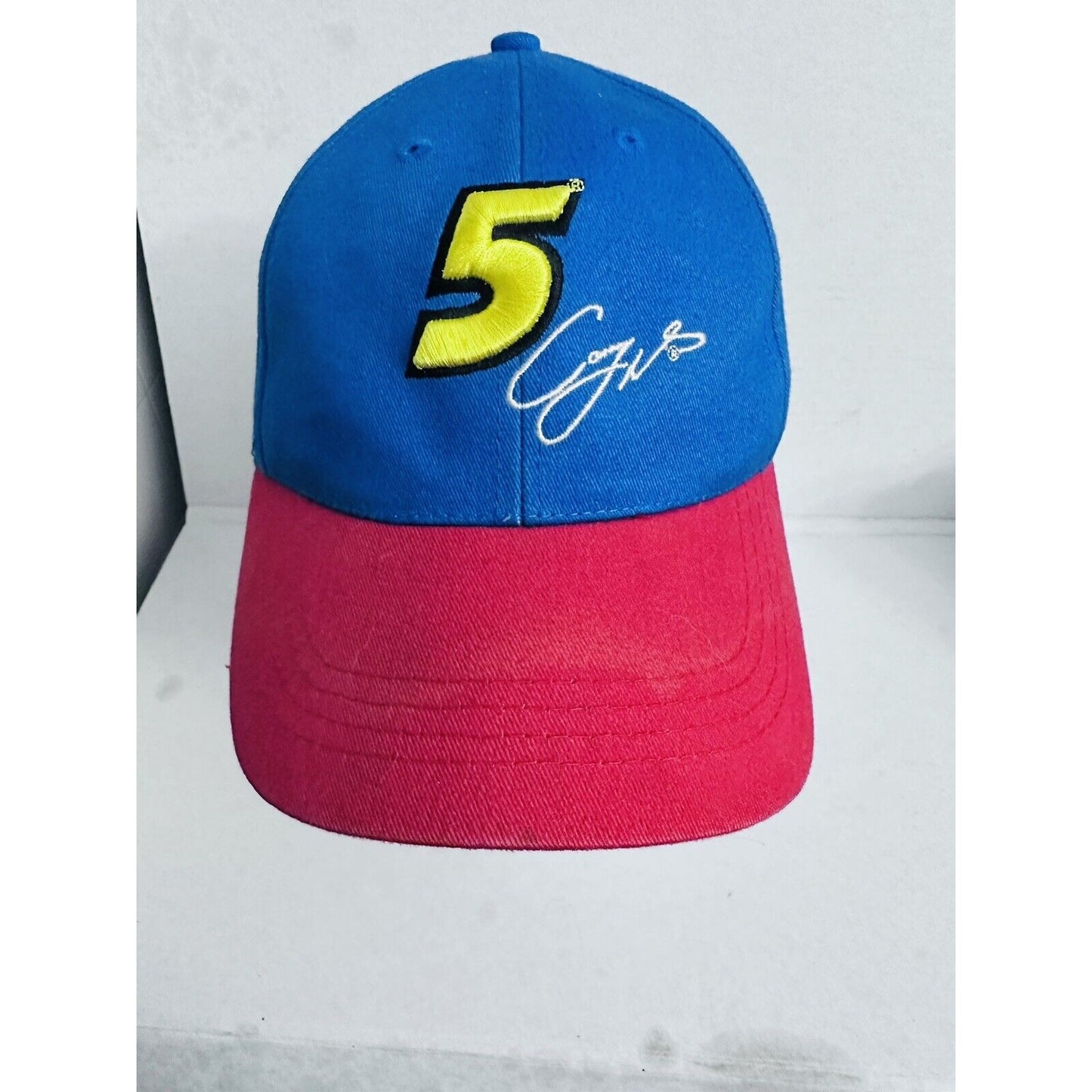 Kellogg’s Racing NASCAR Strapback Hat Vtg 2008 Casey Mears #5 New Blue/Red