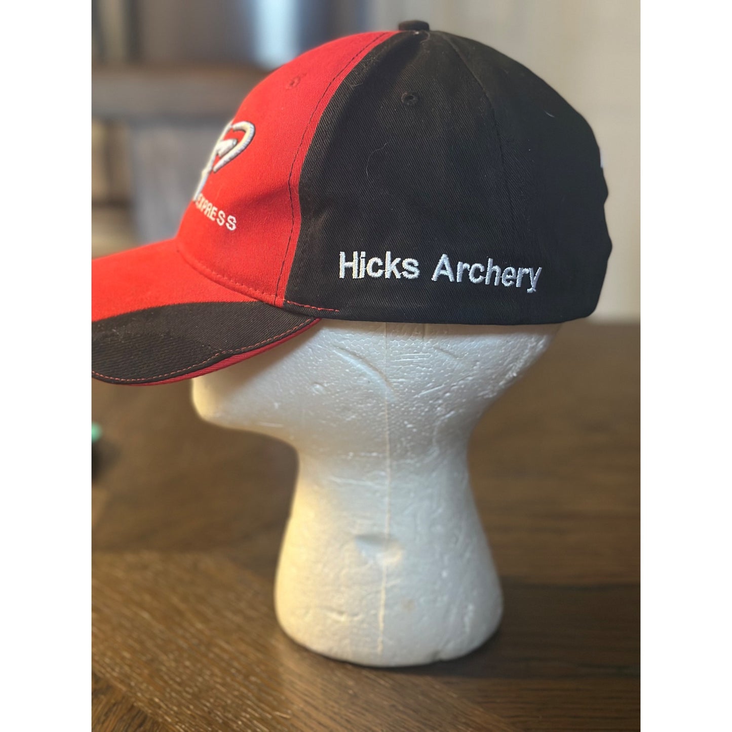 Carbon Express Red & Black Hicks Archery Cap hat