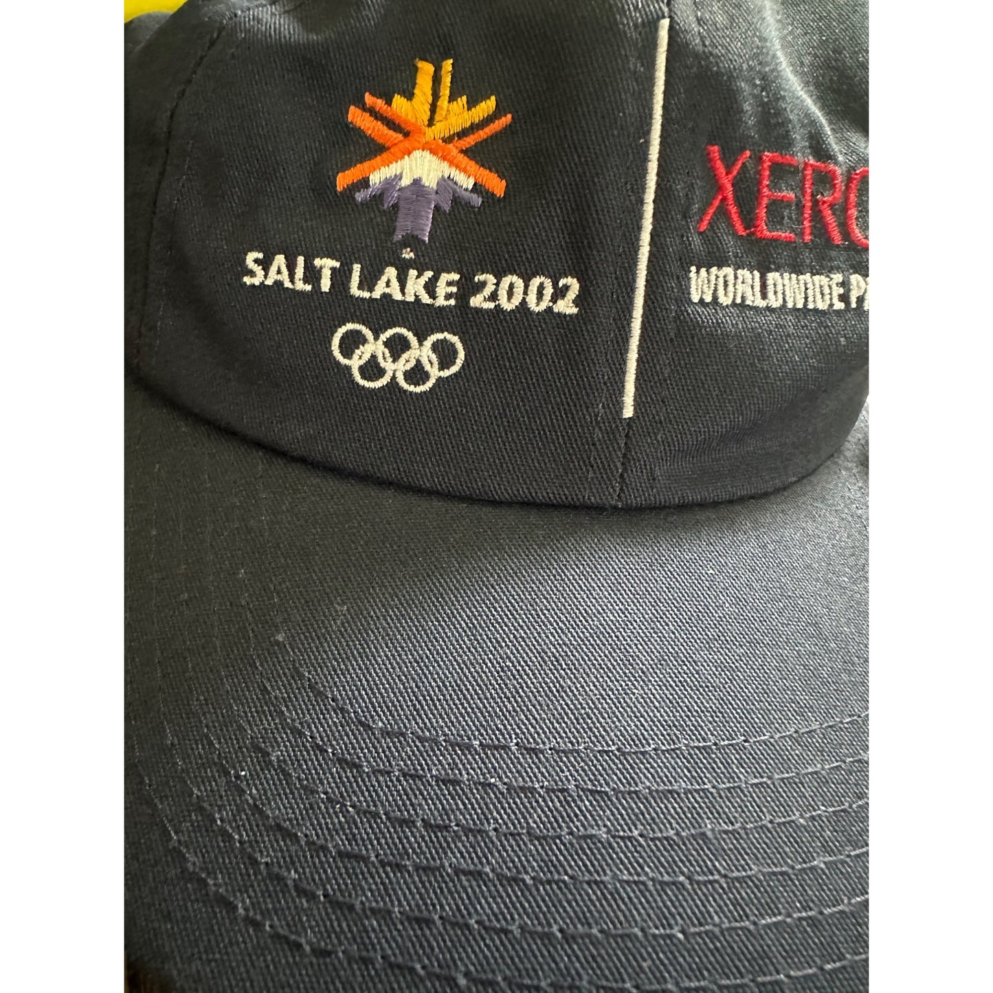 NWT Salt Lake 2002 Olympics Cap Xerox Worldwide Partner Adjustable Strapback